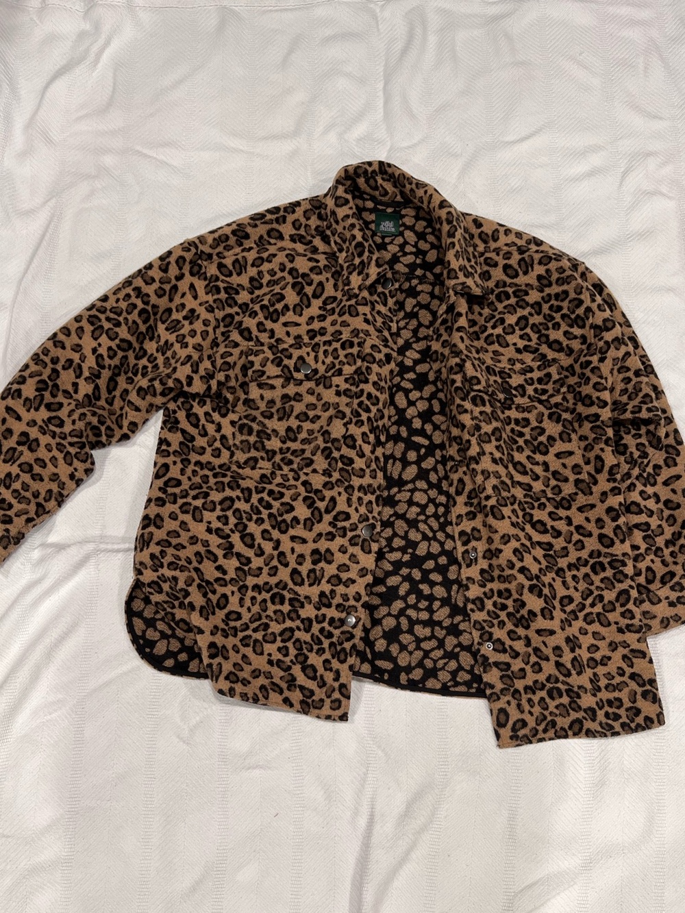 Wild Fable Leopard Print Shacket Jacket | Women’s XL